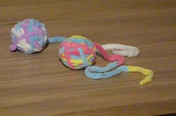 Balle avec corde au choix 1,50€